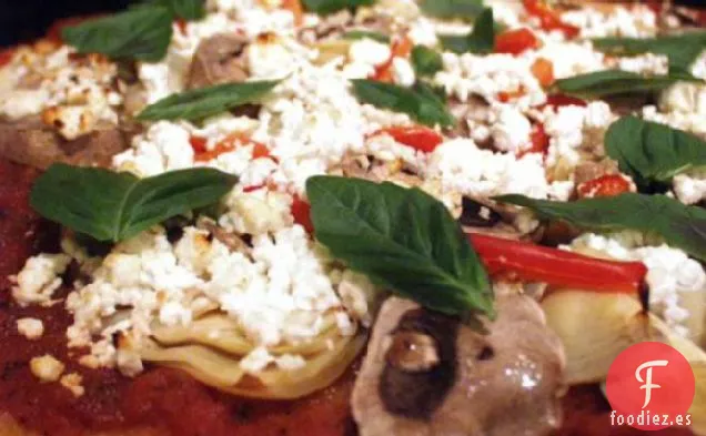 Pizza de Tomate y Alcachofa