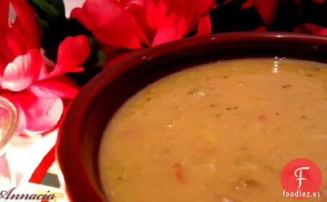 Sopa de Alcachofa y Frijoles Blancos de Floridanative
