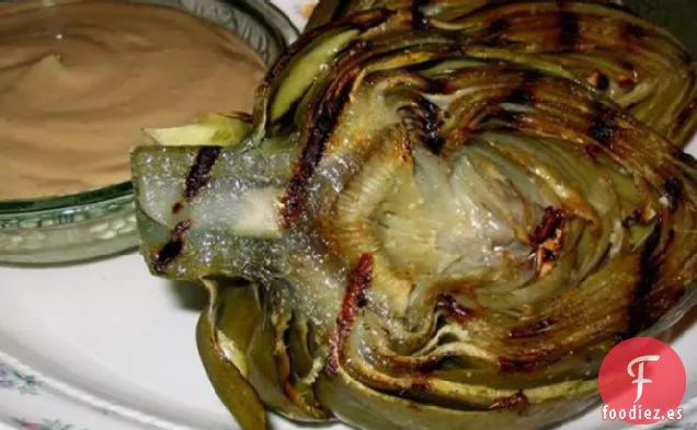 Alcachofas A La Parrilla Con Alioli De Worcestershire