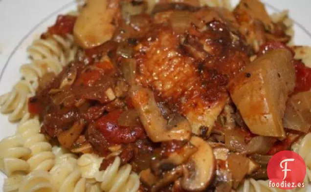 Cacciatore de Pollo y Alcachofa