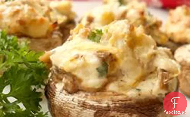 Setas Rellenas de Alcachofa