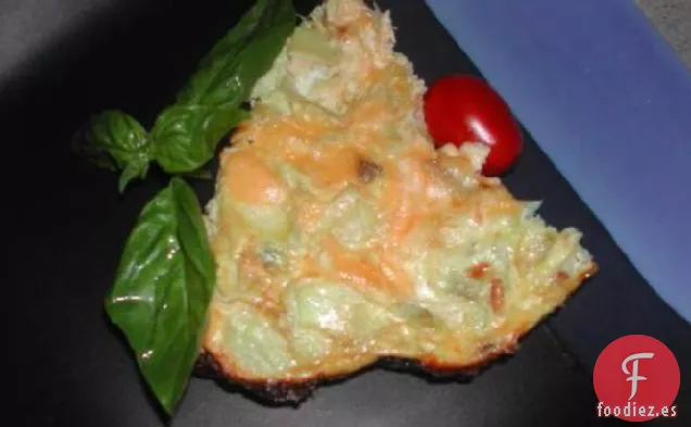 Quiche sin Corteza de Alcachofa y Gouda Ahumado