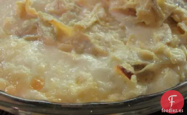 Aperitivo Caliente con Queso y Alcachofa