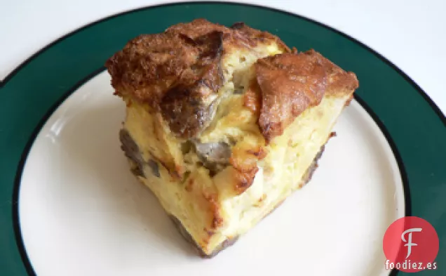 Estratos de Queso de Cabra, Alcachofa y Jamón Ahumado