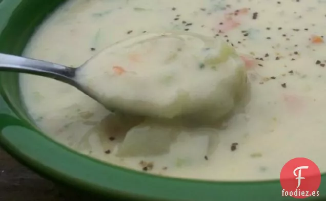 Sopa de Patata y Queso