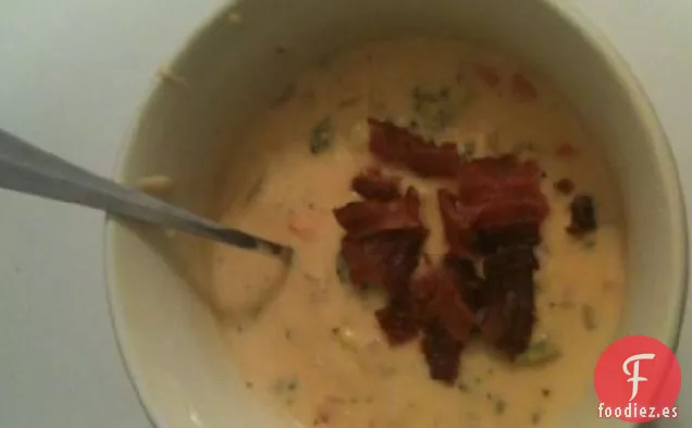 Sopa de Pollo con Queso