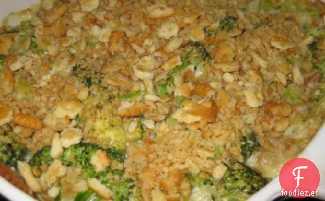Deliciosa Cazuela de Brócoli con Queso Azul