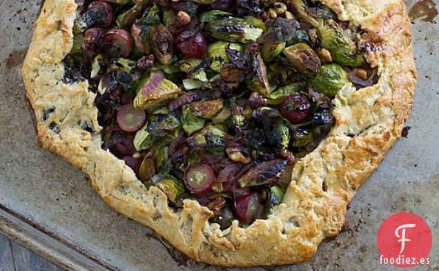 Coles de Bruselas y Galette de Uvas