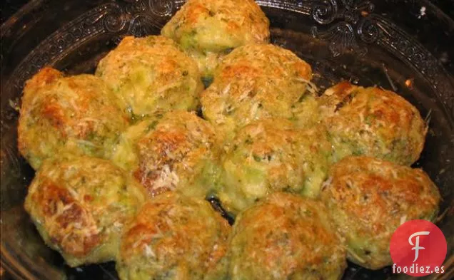 Bolas de Brócoli de Parmesano