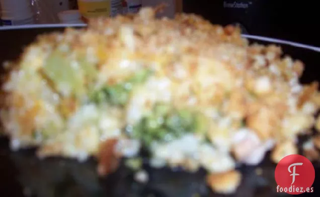Cazuela de Arroz con Brócoli y Queso