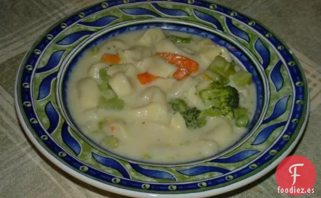 Pasta de Pollo con Brócoli y Parmesano