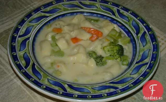 Tortellini y Sopa de Verduras