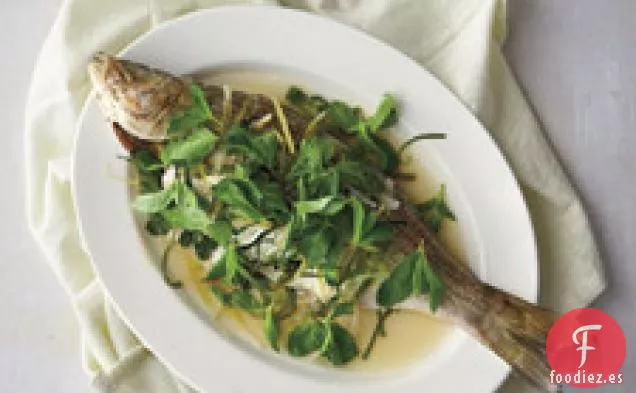 Pescado Entero Con Menta