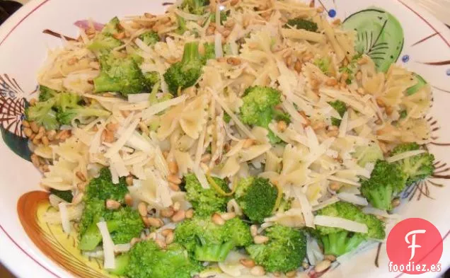 Pasta de Brócoli y Pajarita