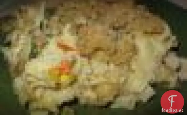 Cazuela de Sobras de Verduras de Pavo de Acción de Gracias