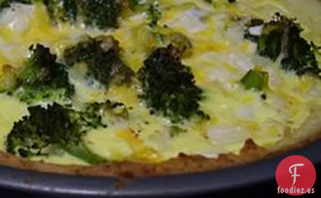 Quiche de Brócoli con Corteza de Puré de Patata