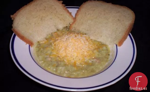 Sopa de Macarrones con Queso