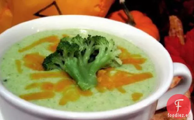 Sopa de Queso con Brócoli