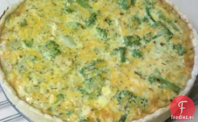 Quiche de Pollo y Brócoli
