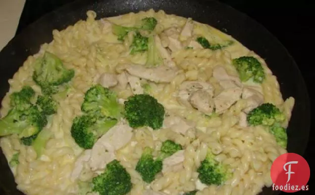 Pollo, Brócoli y Pasta Fusilli