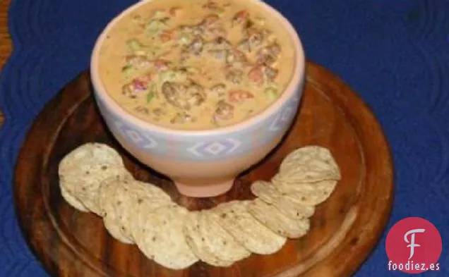 Dip de Velveeta Picante de Super Bowl de Olla Lenta