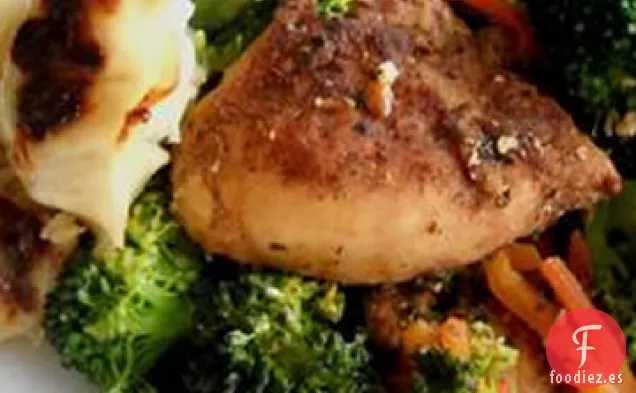 Salteado de Pollo con Sal y Pimienta