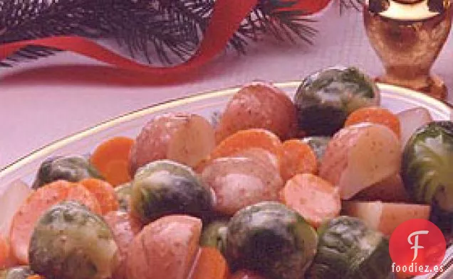 Verduras De Invierno Con Salsa De Mostaza
