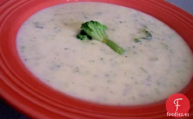 Sopa de Queso con Brócoli