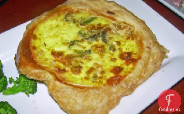 Quiche de Pollo y Brócoli