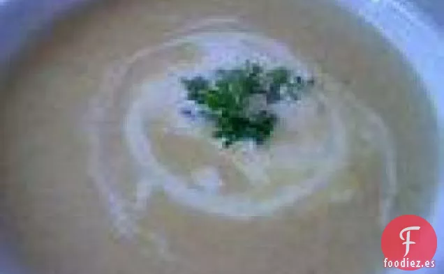 Crema Simple de Sopa de Verduras