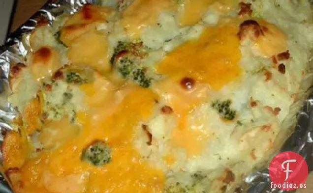 Patatas Trituradas Con Brócoli