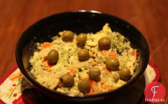 Ensalada de Huevo y Patata de Verduras al Vapor
