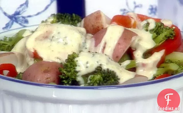 Verduras con Salsa de Limón y Brócoli