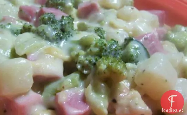 Cazuela de Jamón y Brócoli