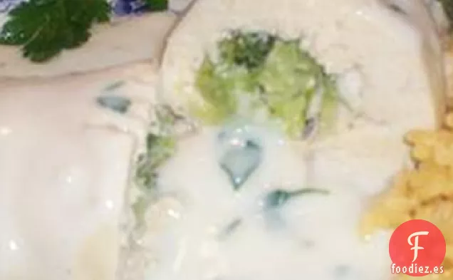 Rollos de Pollo con Brócoli