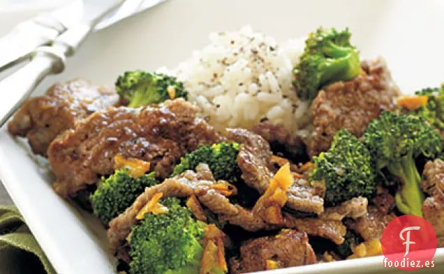 Carne de Res y Brócoli de Naranja