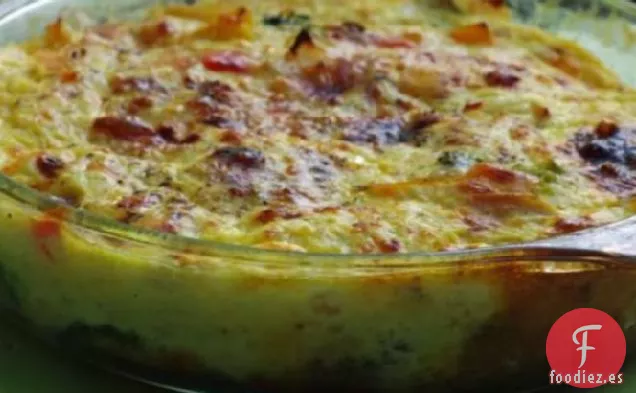 Quiche de Brócoli sin Corteza