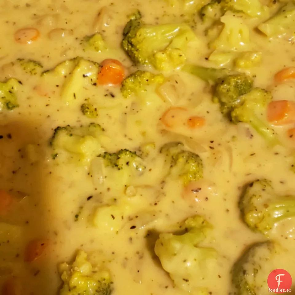 Sopa de Patatas con Brócoli