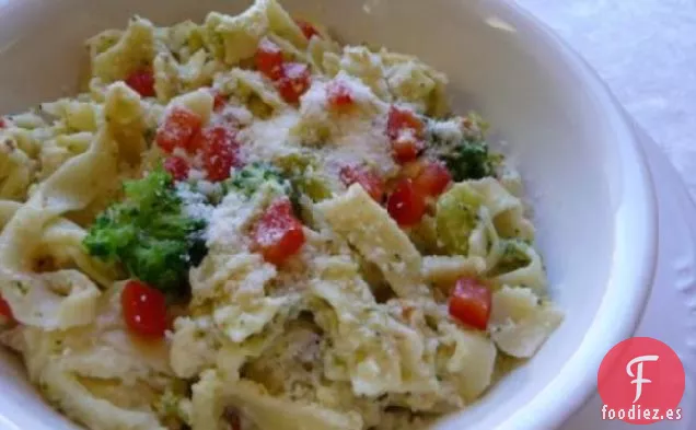 Fettuccine de Brócoli Festivo Gratinado