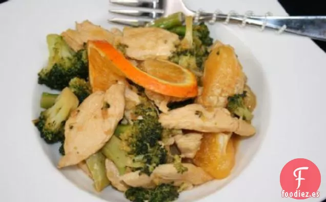 Pollo A La Naranja Con Brócoli (Weight Watchers)