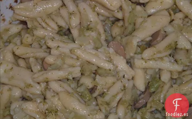 Fideos Udon Con Nueces y Granadas