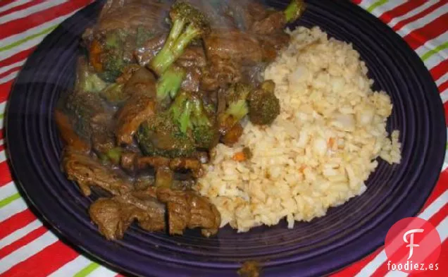 Salteado de Carne de Res y Brócoli