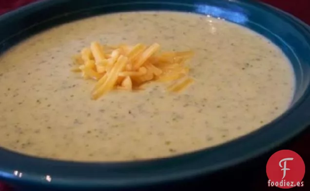 Sopa de Queso Cheddar de Brócoli