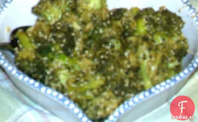 Ensalada de Sésamo de Brócoli Asado