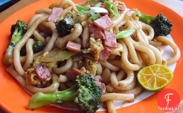 Udon frito simple