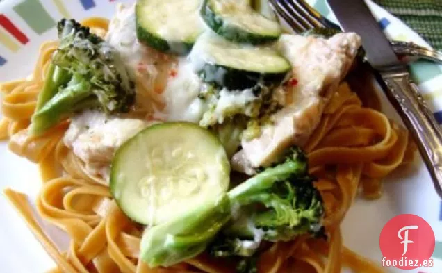Paquete Bajo en Grasa de Pollo Italiano y Verduras