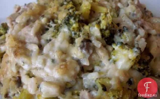 Cazuela de Pollo con Brócoli de Arroz Salvaje