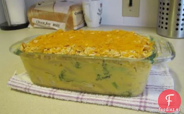 Cazuela de Brócoli de Pollo con Queso