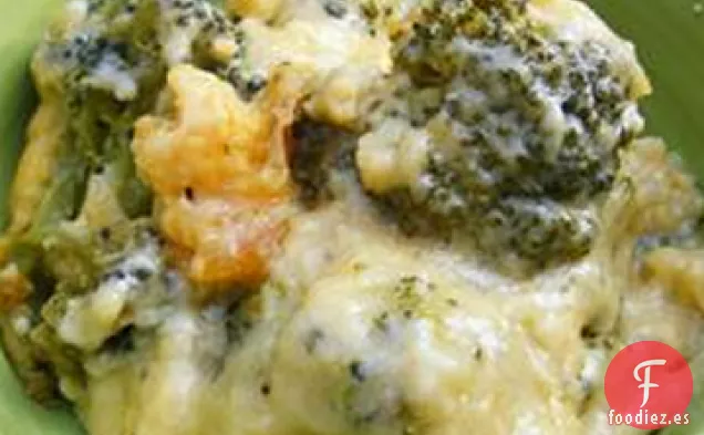 Horneado de Queso con Brócoli