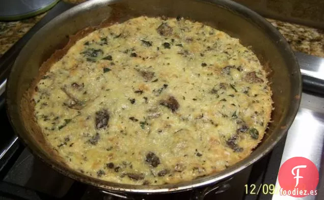 Frittata de Setas y Alcaparras